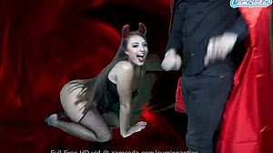 Busty Brunette Plays Dirty Devil On Camsoda