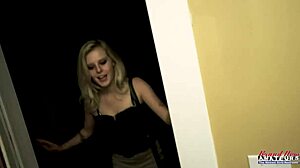 petite blonde mya explores toys in amateur session