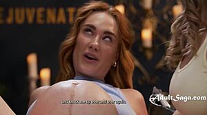 Pregnant Woman Fucks with Her Masseur and Joins Group