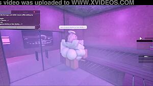 I GET FUCKED IN THE SAUNA BY A HOT LADY WITH MONSTER COCK