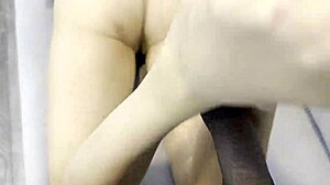 Horny Mature Rita Sucks Black Cock POV with Cumshot.