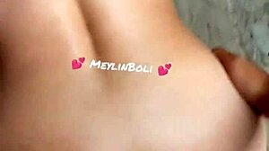 First time fucking my stepsister's tight pussy on the terrace.