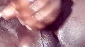 Chocolate bbc with sexy moans, multiple cum shots!
