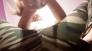 Put On His Knees Ask To Jerk Off Under The Bill And Eat His Sperm