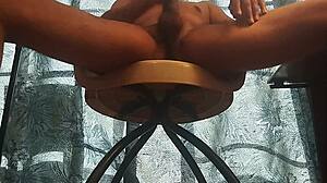 Oh wow, he flashed his monster cock to his friend!