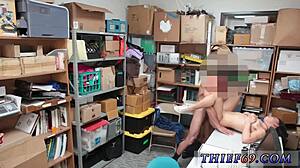 police officer blows teen girl during felony theft