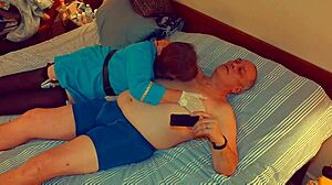 Granny Nurse In Cosplay Deepthroats Fat Cock At Hospital