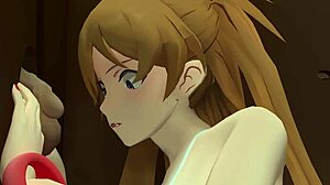 In the glory hole, a teen amateur gives oral and receives cumshot