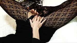 harmony hex gets fucked hard till her pussy's sore and he shoots cum all over her tits 😩