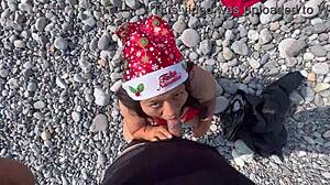 Valentina gets fucked on beach after party