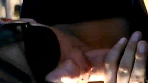 Meeting ex outdoors for head in stunna shades.