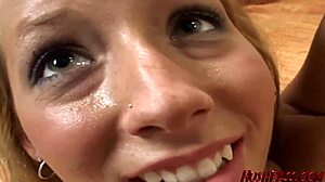 First timer ashley jensen sucks cock