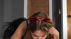 My brunette mistress with big natural tits is always so horny for pov virtual sex fucking.