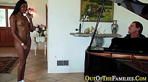 Real stepsis get jizz in her mouth