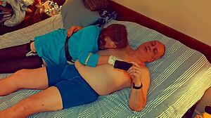 Granny Nurse In Cosplay Deepthroats Fat Cock At Hospital
