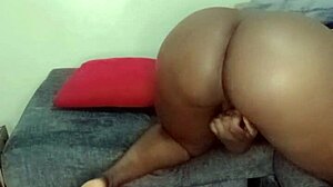 Curvy Milf Spreading Big Ass During Masturbation