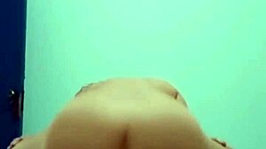 POV - Curvy Latina Milf in Lingerie Loves Riding Fat Cock Up Close