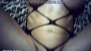 Brunette babe gets cum on tits, continues missionary fuck.