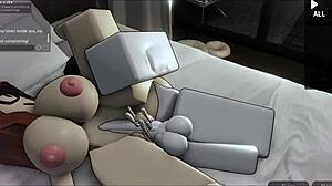 Having a great time with this bent-over prostitute in doggystyle 😏