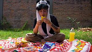 Laras Picnic - Full Vomit Barf Fetish Movie