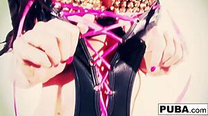 brunette pornstar kendall teases with fetish vibe