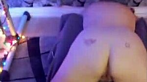 핫와이프 스테피 에이프릴이 큰 보지 입술, 씹, 장난감에 바이브레이터로 춤춰