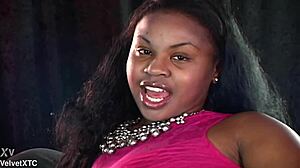 Introduction to magic vibrations featuring dirty talk and curvy teen with big natural tits