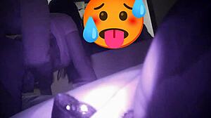 fucking my husband's friend while recording with hidden cam