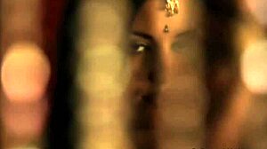 Beautiful Indian Brunette Strips And Teases!