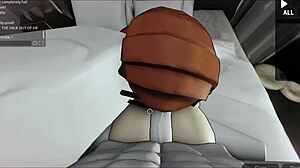 Having a great time with this bent-over prostitute in doggystyle 😏