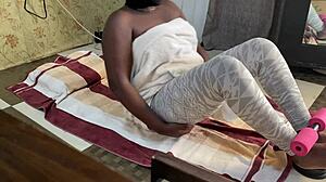 Intense Workout Turns Gym's Attention to My Exposed Black Pussy