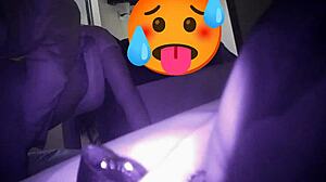 fucking my husband's friend while recording with hidden cam