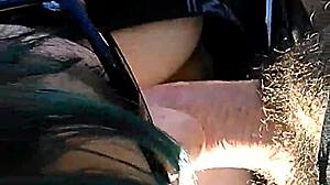 Meeting ex outdoors for head in stunna shades.