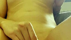 Slut dirty dance with wet pussy in vertical video