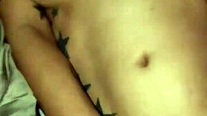 Skinny MILF Wife Spreads Pussy for Hot Cum Shower and Cleanup!