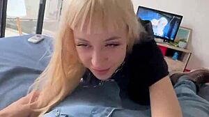 Giving My Friend's Girlfriend a Tremendous Fuck with Cum in Mouth