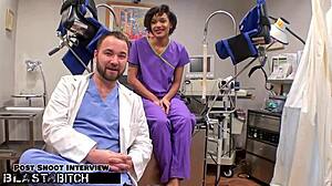 oh man i caught this black teen burglar so i pounded her petite pussy doggystyle in office