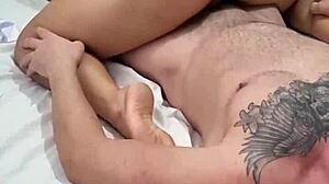 POV - Milf Latina Berlekuk di Lingerie Suka Naik Kontol Gendut dari Dekat