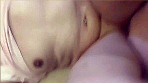 Horny young girl with nice ass gets fingered and licked in bedroom.