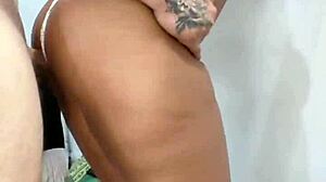 Teen Gets Anal From Stepfather Standing