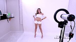 Modelo morena hermosa follada en audición