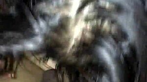 Nerd gives intense cheating blowjob.