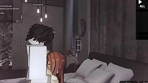 Having a great time with this bent-over prostitute in doggystyle 😏