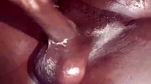 Chocolate bbc with sexy moans, multiple cum shots!