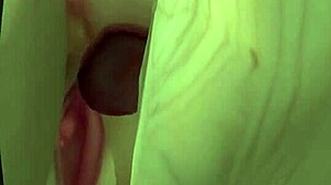 In the glory hole, a teen amateur gives oral and receives cumshot