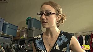 i pulled out my big sex toy for the lusty blonde lesbian