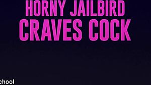 Horny jailbird Lulu Chu craves cock, getting fucked in kitchen by Reese Robbins