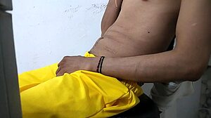 A Latino In Heat Reveals His Impressive Presence In A Homemade Neighbor Setting.