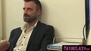 나는 마스터 Pascal, 풍만한 Lacey Starr의 애널 정복, 입에 정액