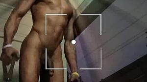 Skinny amateur with small waist gets coached by big black cock outdoors